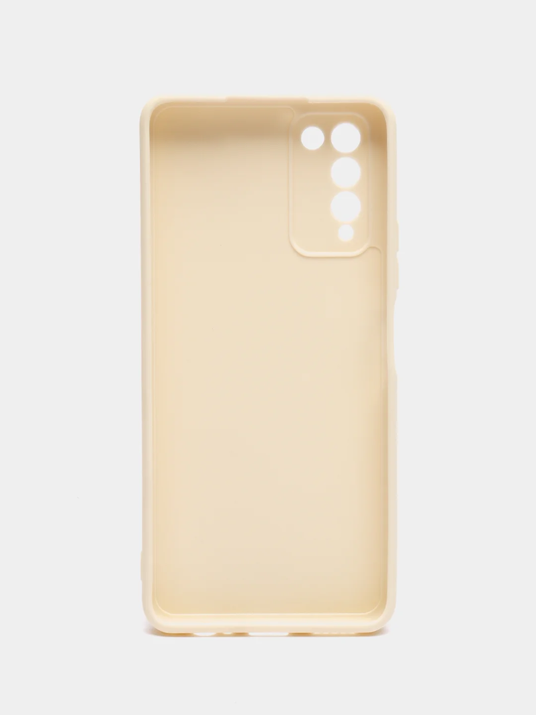Молочный силиконовый чехол на Honor 10X Lite ( Хонор 10Х Лайт) защита камеры