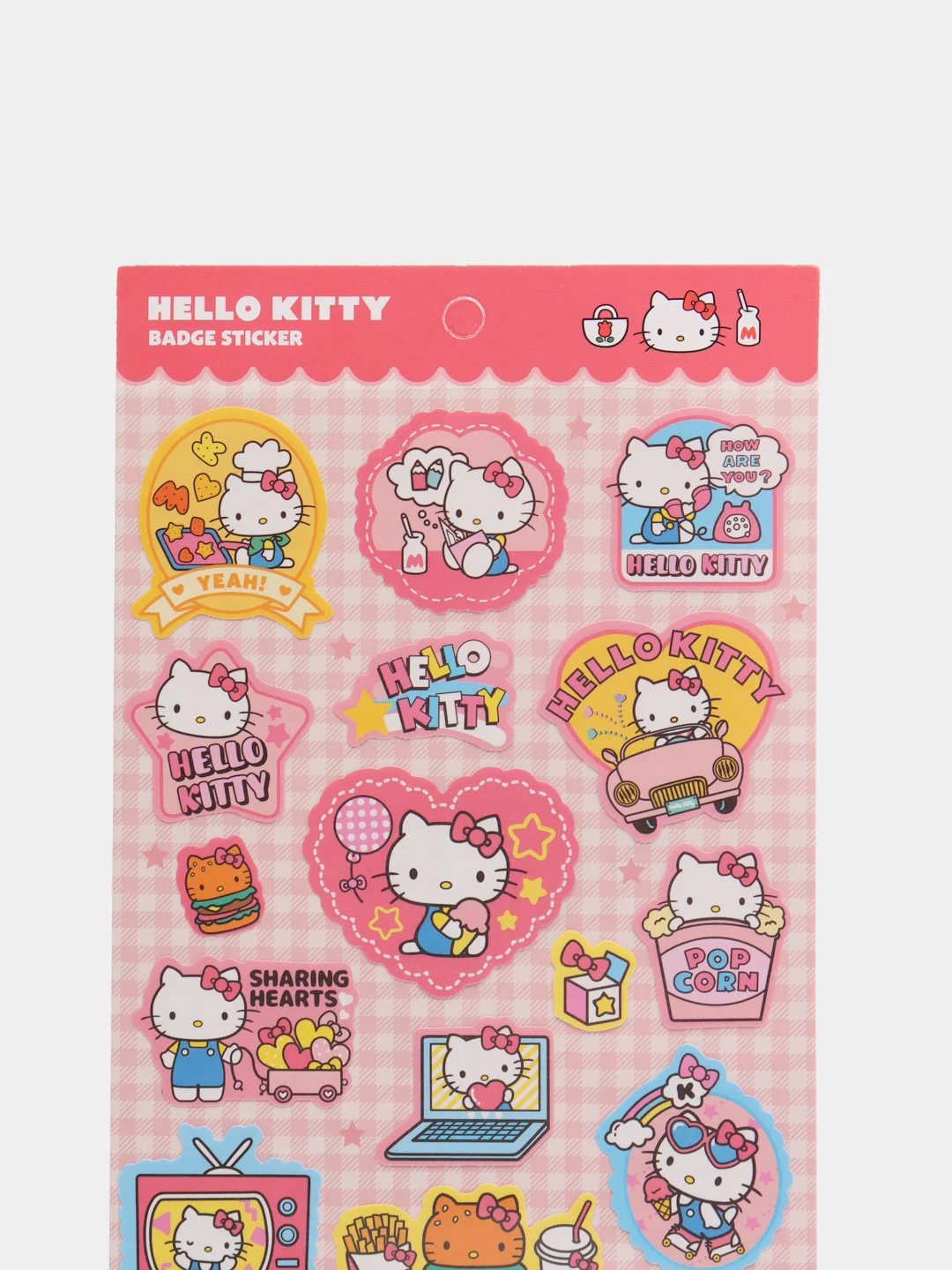 Вишнёвый наклейки для стикербомбинга, Kuromi, Melody, Hello Kitty, Sinnamoroll. Стикерпак, Куроми