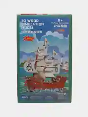 3D конструктор деревянный корабль, пазл