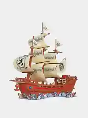 3D конструктор деревянный корабль, пазл