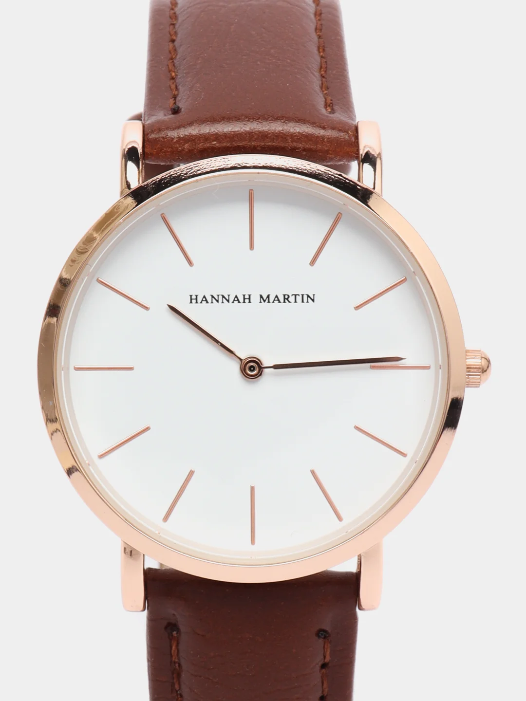 Коричневый женские наручные часы Hannah Martin HM1120 в подарочной упаковке