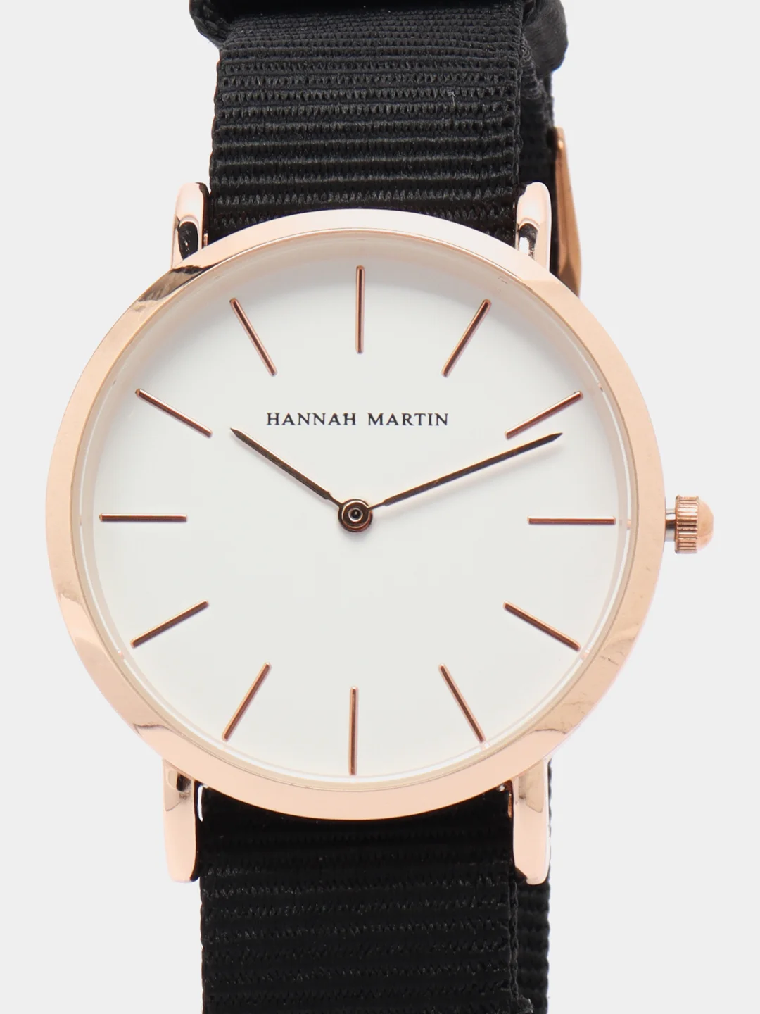 Черный женские наручные часы Hannah Martin HM1120 в подарочной упаковке