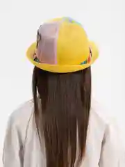 Желтый шляпа для девочки