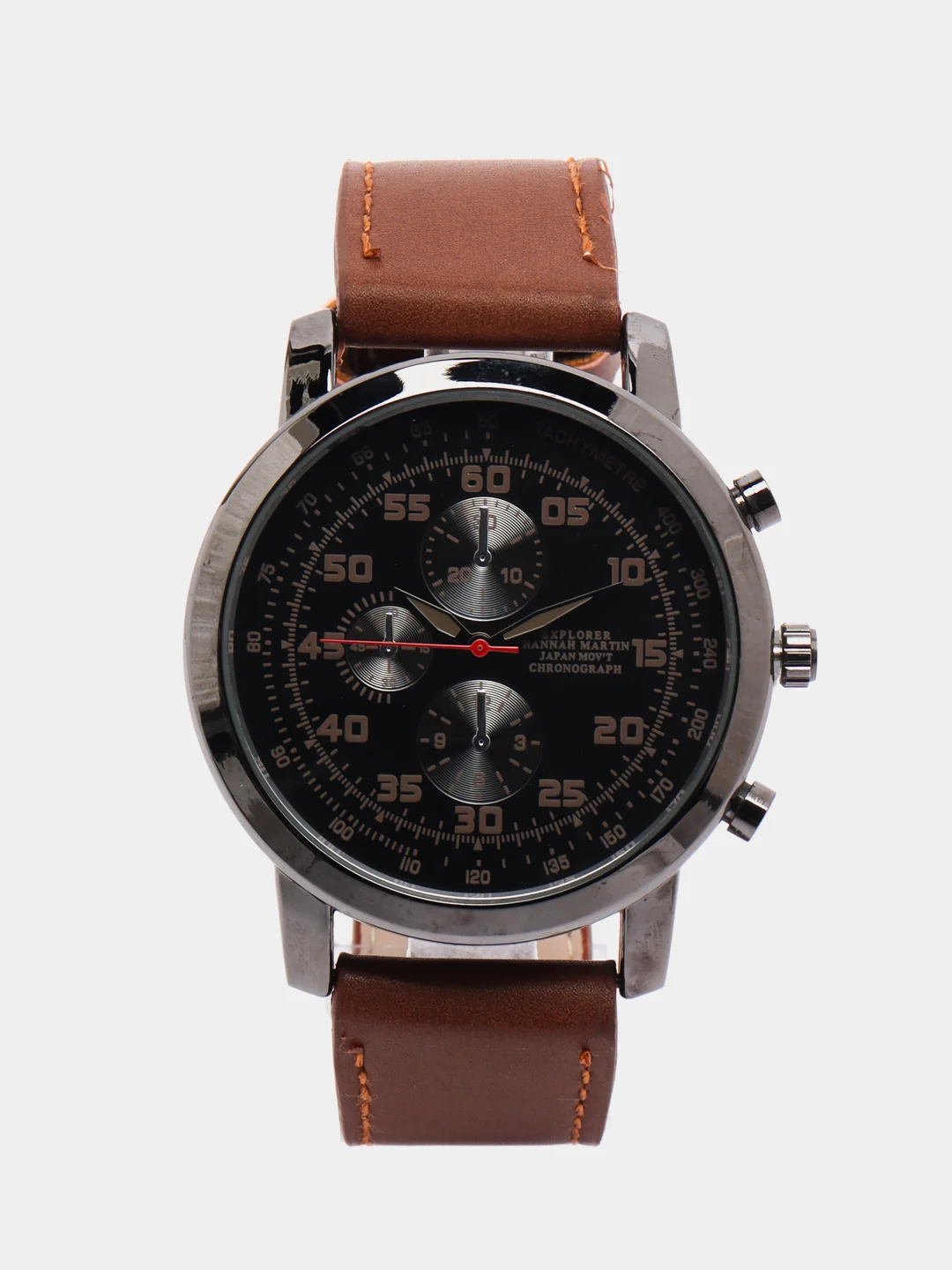 Коричневый мужские наручные часы Hannah Martin HM8401, в подарочной упаковке