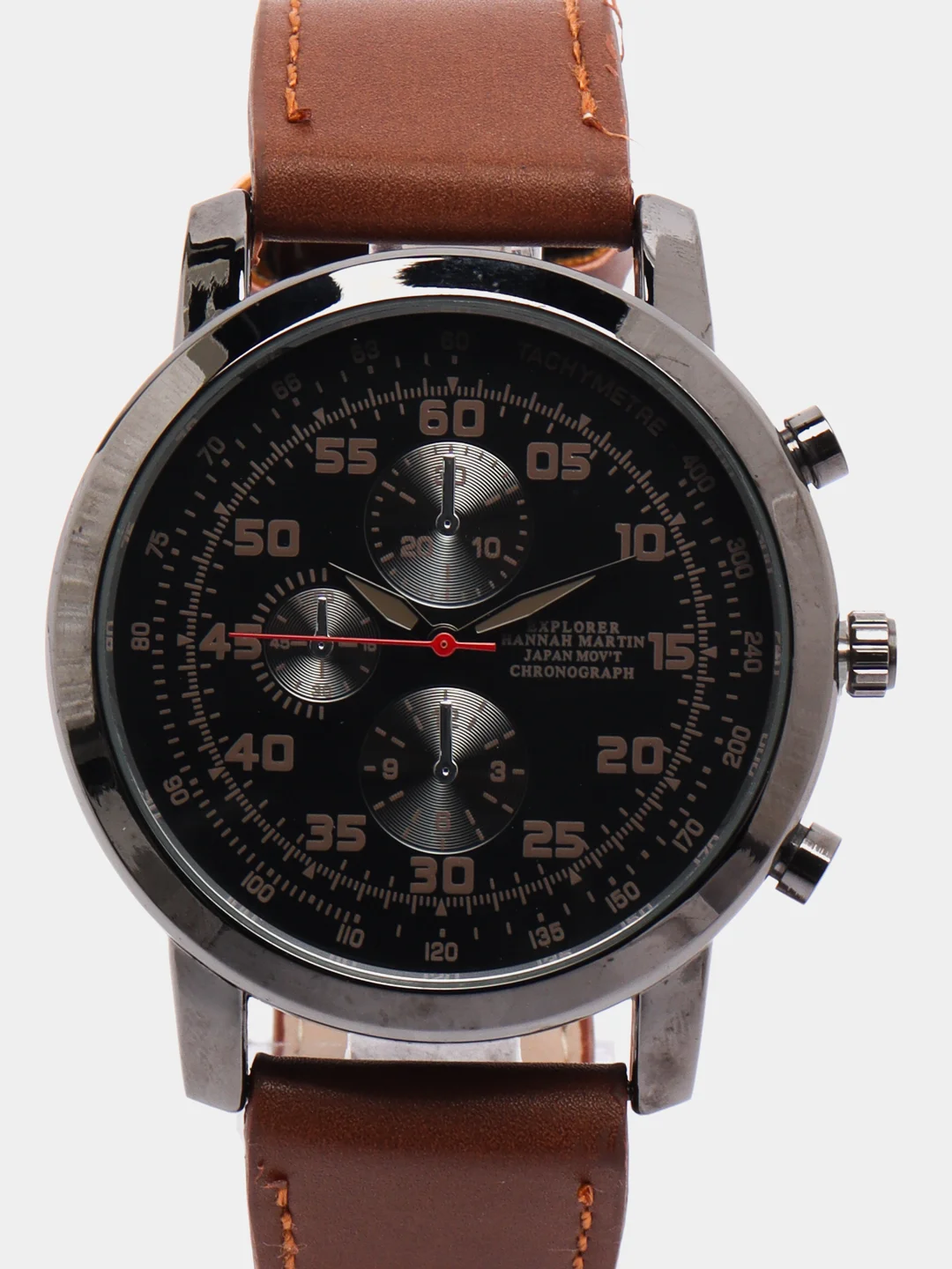 Коричневый мужские наручные часы Hannah Martin HM8401, в подарочной упаковке
