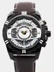 Коричневый мужские наручные часы Megir ML2118G с хронографом, в подарочной упаковке