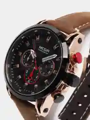 Хаки мужские наручные часы Megir ML2085G, с хронографом, в подарочной упаковке