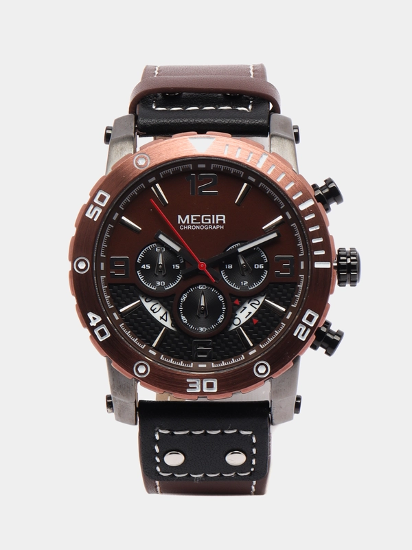Мужские наручные часы Megir ML2084G, с хронографом, в подарочной упаковке