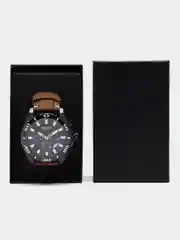 Коричневый мужские наручные часы Megir ML2094G, с хронографом, в подарочной упаковке