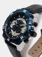 Синий мужские наручные часы Megir ML2118G с хронографом, в подарочной упаковке