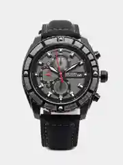Черный мужские наручные часы Megir ML2119G с хронографом, в подарочной упаковке