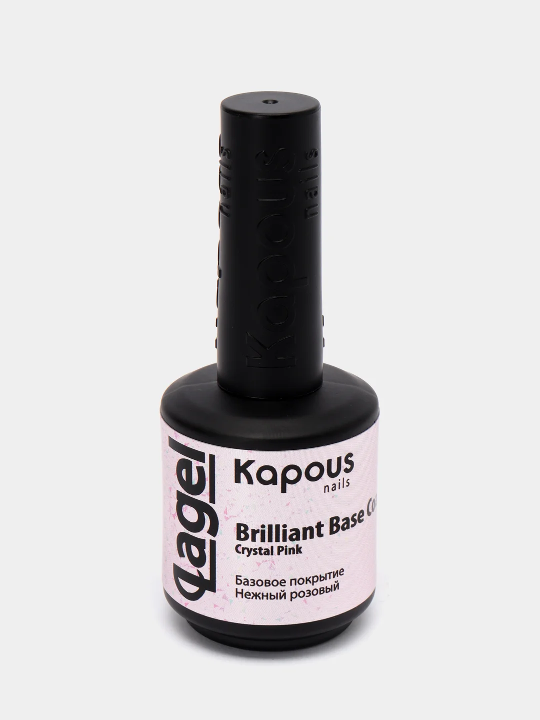 Базовое покрытие Kapous "Вrilliant Base Coat Crystal Pink" "Нежный розовый", Арт2941 15 мл
