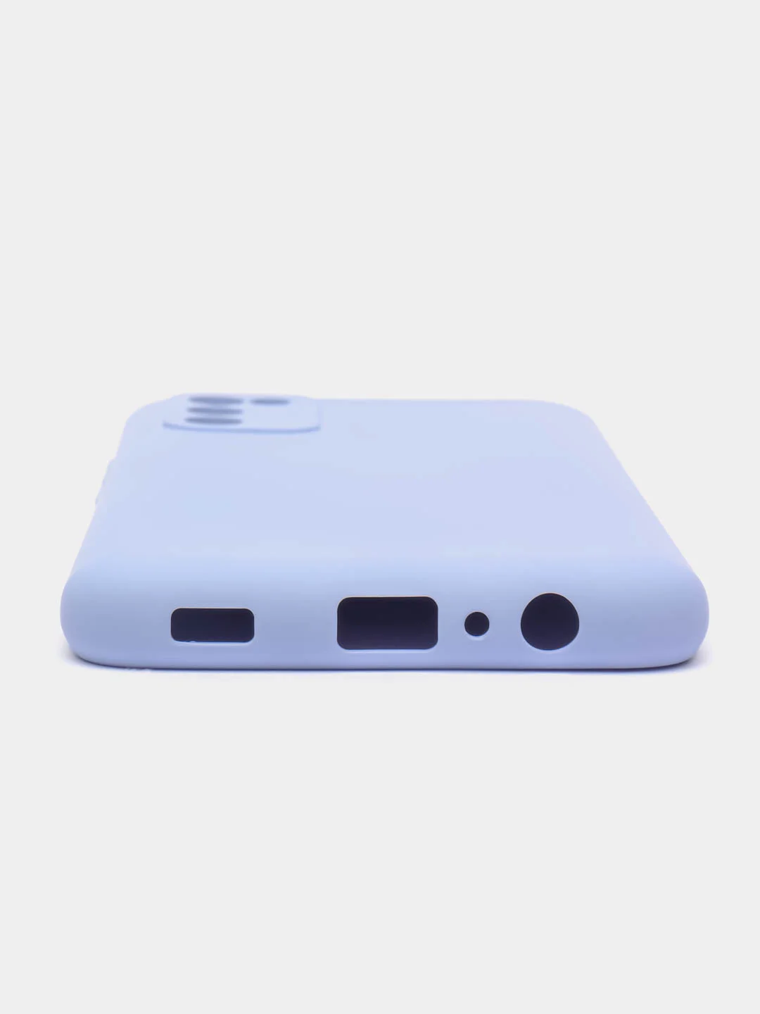 Лавандовый чехол силиконовый для Samsung Galaxy A02s, Silicone Cover