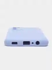Лавандовый чехол силиконовый для Samsung Galaxy A02s, Silicone Cover
