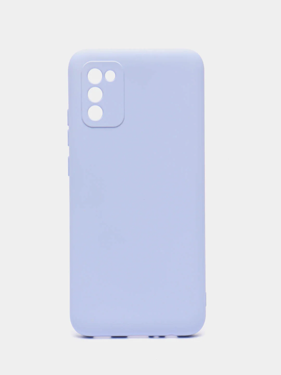 Лавандовый чехол силиконовый для Samsung Galaxy A02s, Silicone Cover