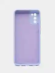Лавандовый чехол силиконовый для Samsung Galaxy A02s, Silicone Cover