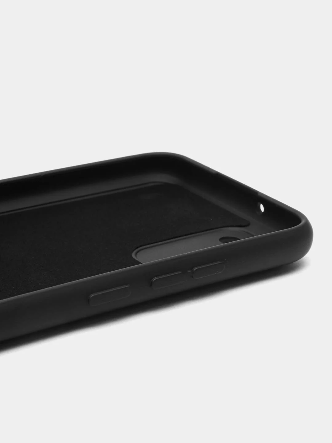 Черный чехол силиконовый для Samsung Galaxy A02s, Silicone Cover
