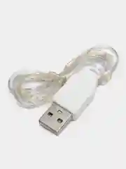 Лимонный светодиодная гирлянда USB для украшения рабочего места, интерьера, праздника, 1-4 метра