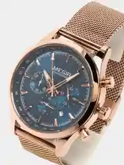 Индиго мужские наручные часы Megir MS2153G, с хронографом, в подарочной упаковке