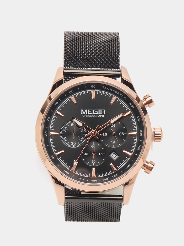 Мужские наручные часы Megir MS2153G, с хронографом, в подарочной упаковке