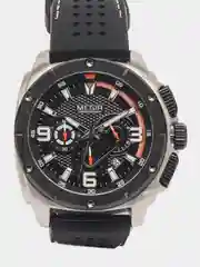Серебряный мужские наручные часы Megir MN2147G, с хронографом, в подарочной упаковке