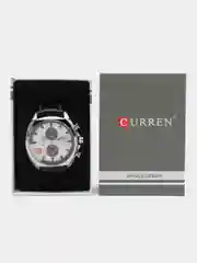 Зеленый мужские наручные часы Curren 8324 с хронографом в подарочной упаковке