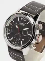 Серый мужские наручные часы Megir ML2110G с хронографом, в подарочной упаковке