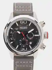 Серый мужские наручные часы Megir ML2110G с хронографом, в подарочной упаковке