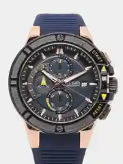 Синий мужские наручные часы Megir MN2095G, с хронографом, в подарочной упаковке
