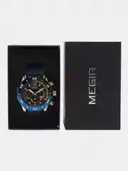 Красный мужские наручные часы Megir MN2109G, с хронографом, в подарочной упаковке