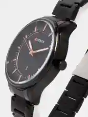 Черный мужские наручные часы Curren 8347 с календарем в подарочной упаковке