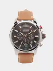 Хаки мужские наручные часы Megir ML2156G, с хронографом, в подарочной упаковке