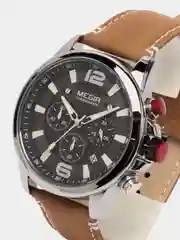 Хаки мужские наручные часы Megir ML2156G, с хронографом, в подарочной упаковке