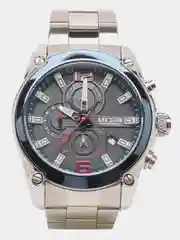 Синий мужские наручные часы Megir MS2063G, с хронографом, в подарочной упаковке