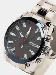 Синий мужские наручные часы Megir MS2063G, с хронографом, в подарочной упаковке