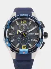 Синий мужские наручные часы Megir MN2161G, с хронографом, в подарочной упаковке