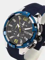Синий мужские наручные часы Megir MN2161G, с хронографом, в подарочной упаковке