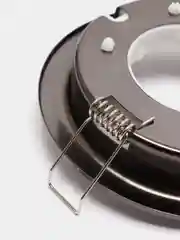 Светильник потолочный встраиваемый, 15W 230V  GX53, черный хром, без лампы, DL53