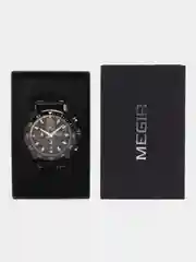 Желтый мужские наручные часы Megir ML2131G с хронографом, в подарочной упаковке