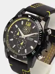 Желтый мужские наручные часы Megir ML2131G с хронографом, в подарочной упаковке