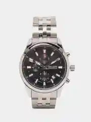 Серебряный мужские наручные часы Megir MS2154G, с хронографом, в подарочной упаковке