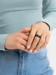 Синий обручальне кольцо