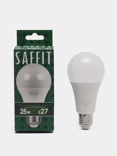 Лампа светодиодная, 25W 230V E27 4000K A65, SBA6525 55088