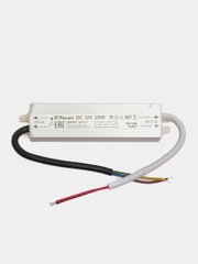 Трансформатор электронный для светодиодной ленты 20W 12V IP67 (драйвер), LB007