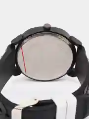 Угольный наручные часы на силиконовом ремешке
