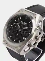 Серебряный мужские наручные часы  Megir ML4220GB c хронографом, в подарочной упаковке
