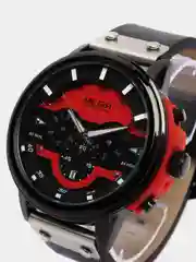 Красный мужские наручные часы Megir ML2080G, с хронографом, в подарочной упаковке