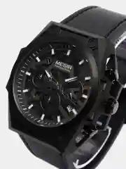 Черный мужские наручные часы  Megir ML4220GB c хронографом, в подарочной упаковке