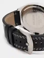 Серебряный мужские наручные часы, с хронографом, Megir ML2128G, в подарочной упаковке