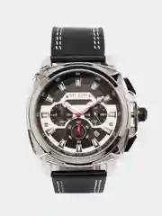 Серебряный мужские наручные часы, с хронографом, Megir ML2128G, в подарочной упаковке
